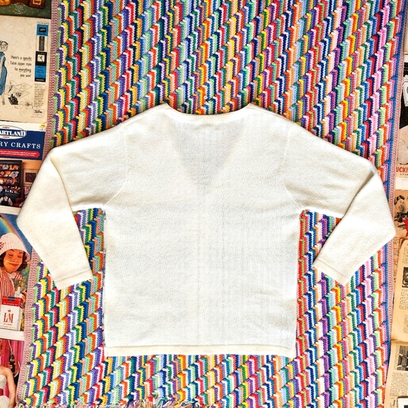 Vintage Alfred Dunner Embroidered Knit Cardigan - Picture 2 of 4